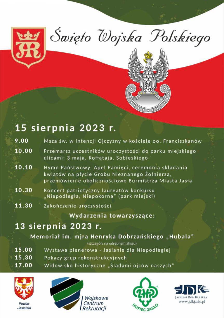 13 i 15 sierpnia - Memoriał Hubala i Święto Wojska Polskiego
