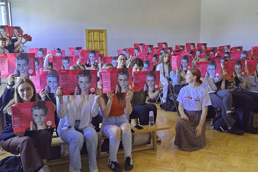 Zwolnieni z Teorii - spotkanie w II LO w Jaśle