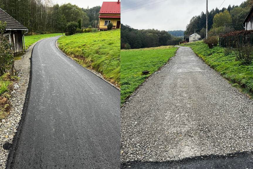 Przebudowa drogi w Niepli i Warzycach