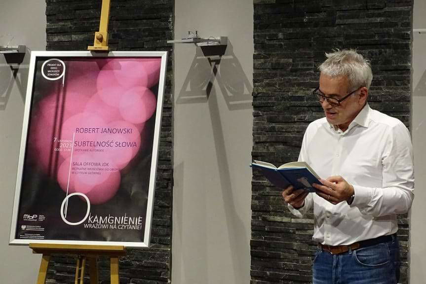 Robert Janowski w MBP w Jaśle