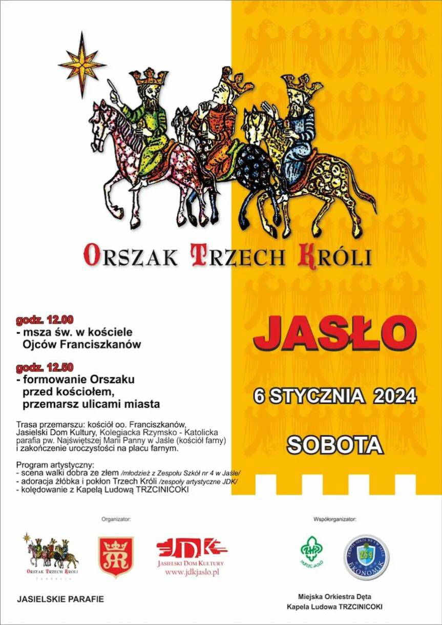 Przez Jasło przejdzie Orszak Trzech Króli