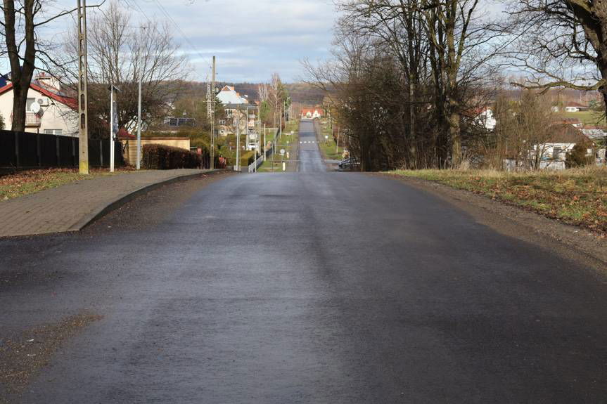 Droga w Zimnej Wodzie po remoncie