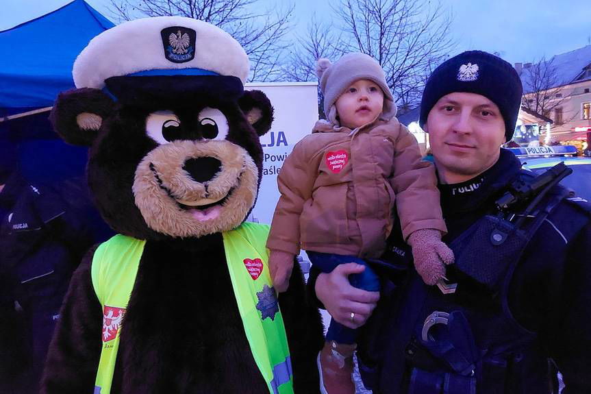 Jasielscy policjanci grali z WOŚP