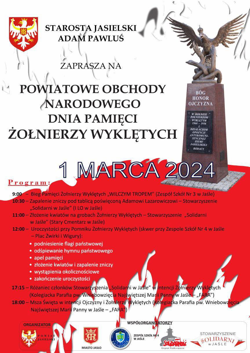 Narodowy Dzień Pamięci Żołnierzy Wyklętych w Jaśle
