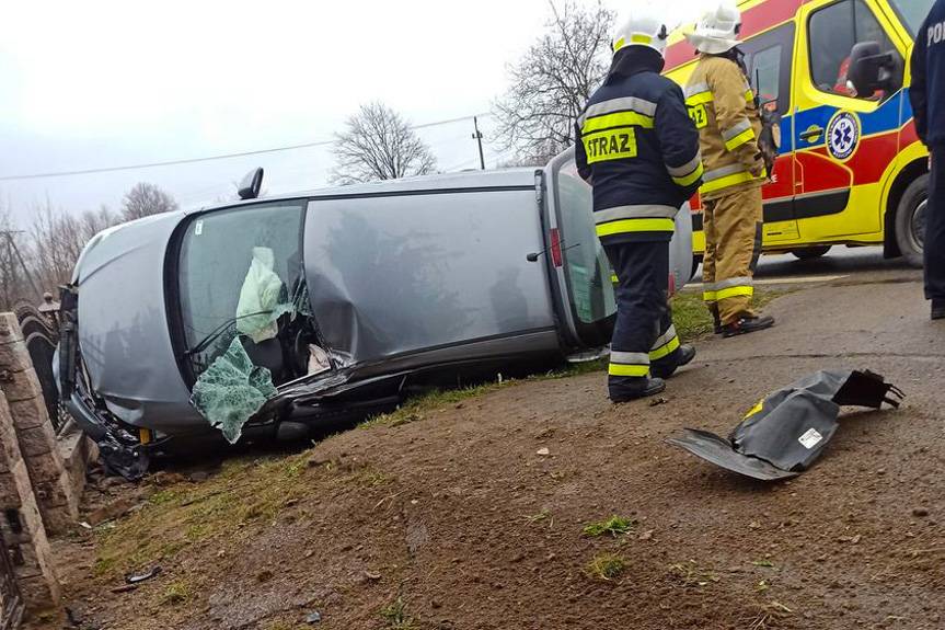 Wypadł z drogi i uderzył w przepust