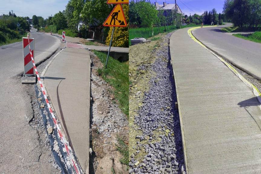 Zakończono budowę nowego chodnika