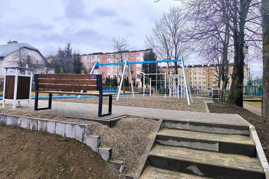 Nowoczesna strefa rekreacji powstała przy jasielskiej "czwórce"