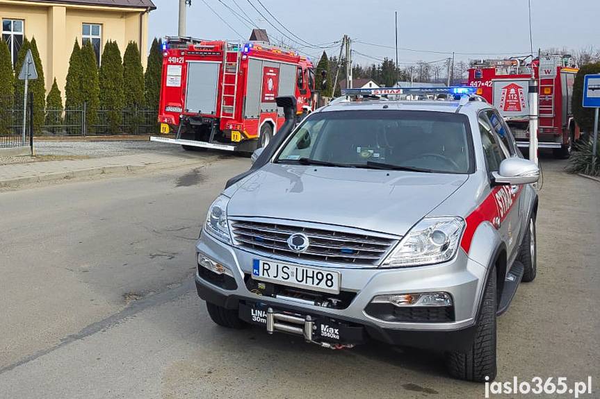 Zawadka Osiecka. Pożar w stolarni