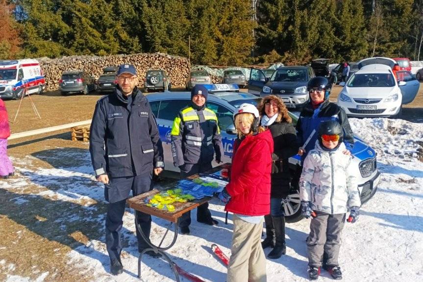 "Kręci nas bezpieczeństwo na stoku" z jasielskimi policjantami
