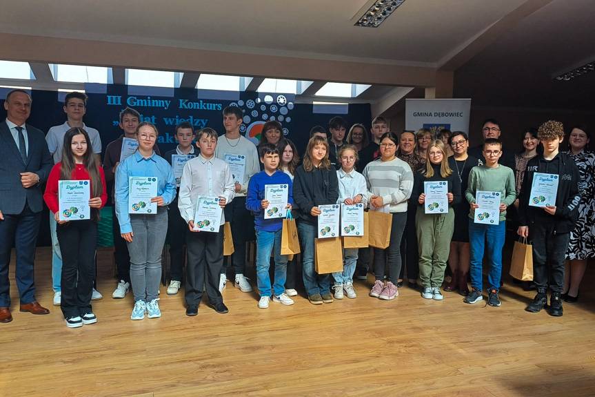 Gminny konkurs w Dębowcu połączył naukę z zabawą