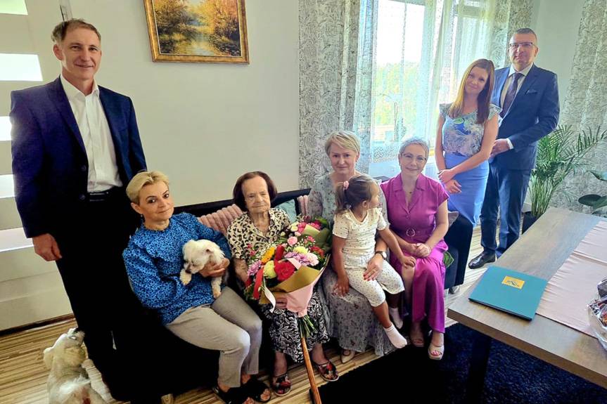 Setne urodziny pani Kazimiery