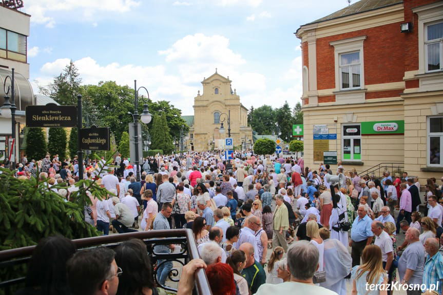 Procesja Bożego Ciała w Krośnie
