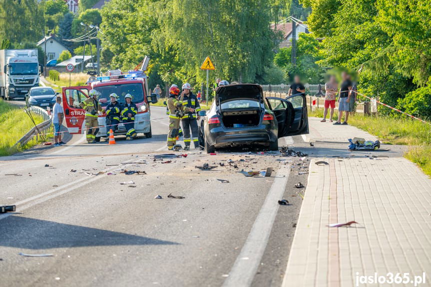 Wypadek w Skołyszynie