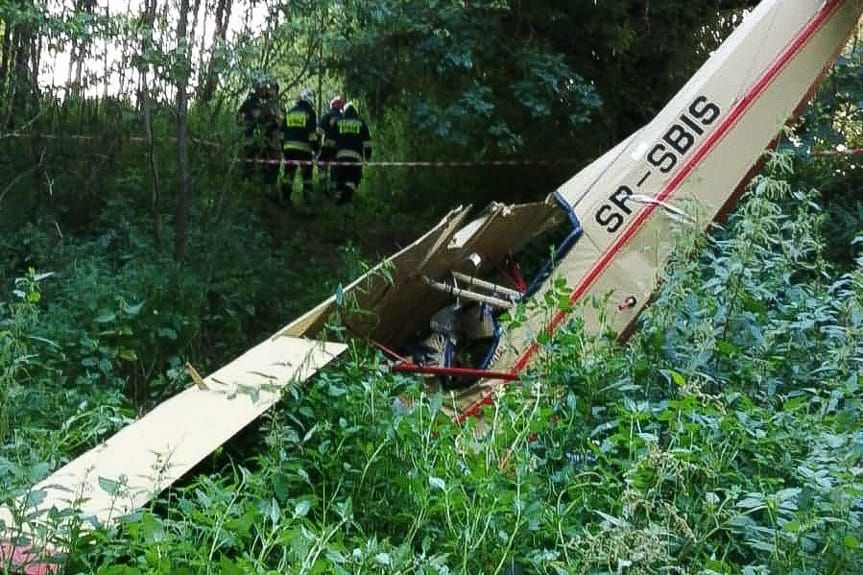 Wypadek samolotu w Starej Wsi