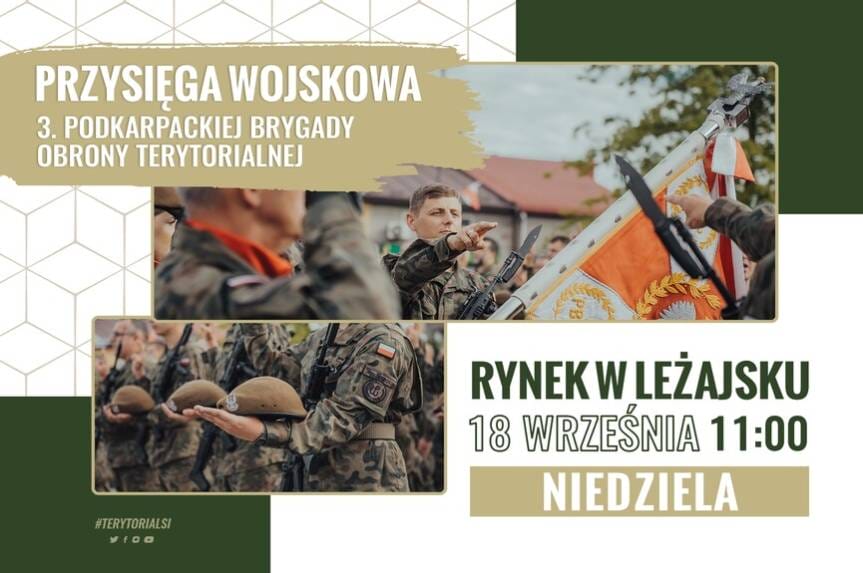 Terytorialsi złożą przysięgę w Leżajsku