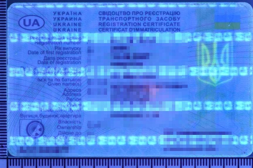 Zatrzymano ukraińskie "lewe” dowody rejestracyjne