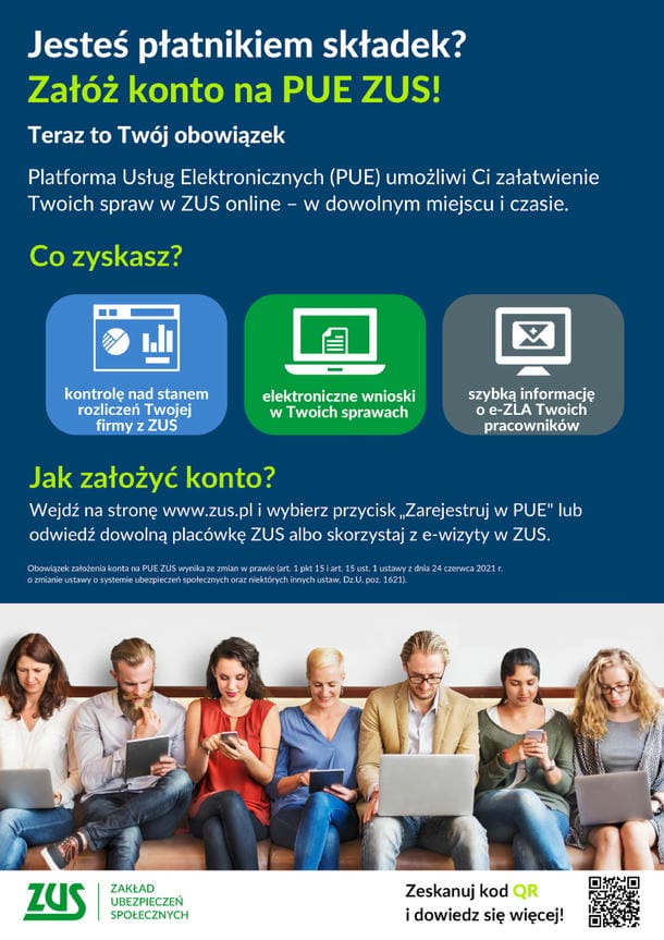 Plakat ZUS