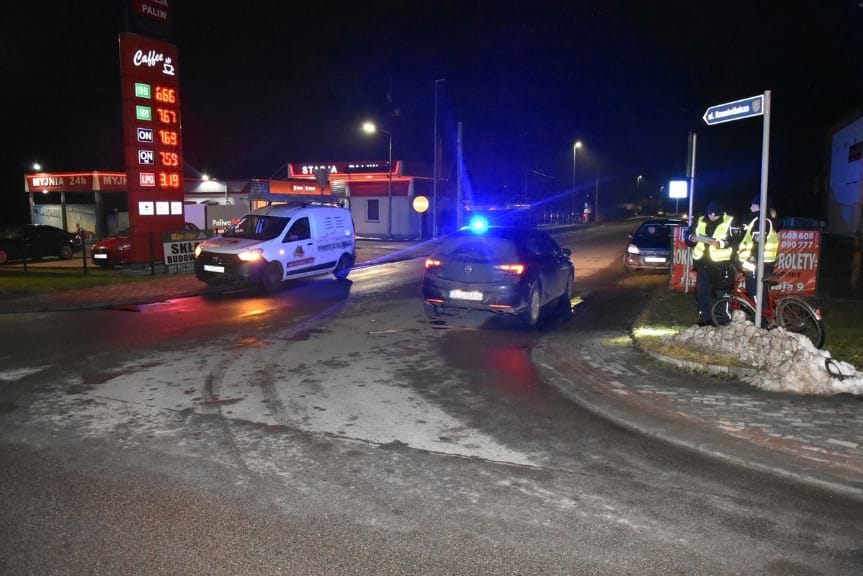 Potrącenie rowerzystki w Lubaczowie