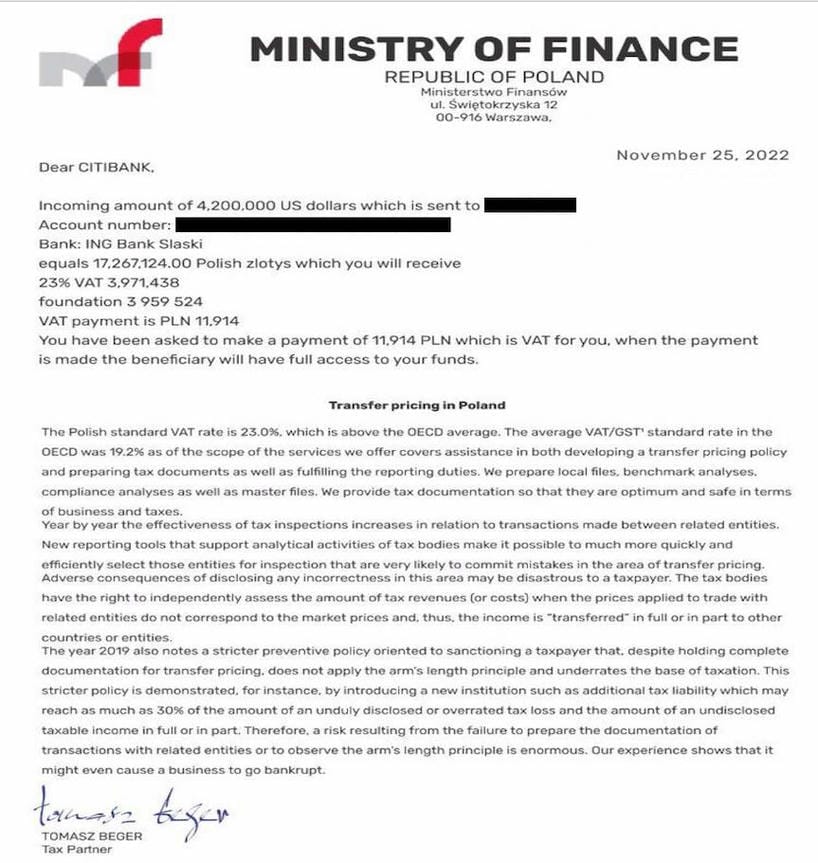 ministerstwo finansów