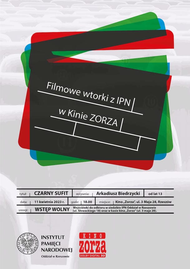 "Czarny sufit" w kinie Zorza