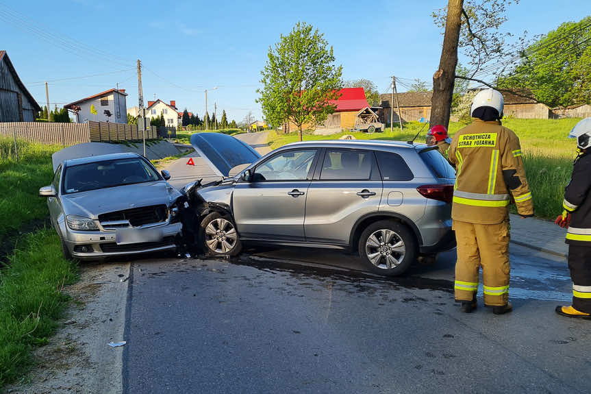 Kolizja w Przewrotnem. Sprawca ukarany mandatem