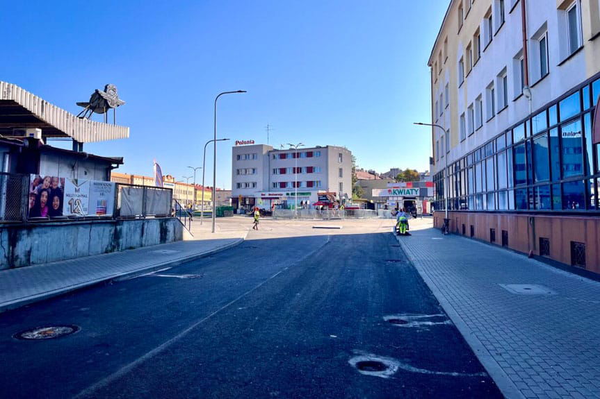 RCK na finiszu. Od poniedziałku można będzie jeździć przebudowaną ulicą