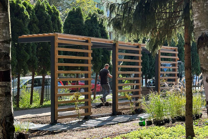 Przy ul. Staszica w Rzeszowie powstaje Park dla Seniora