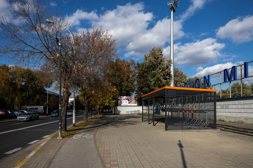 W Rzeszowie powstają monitorowane wiaty rowerowe