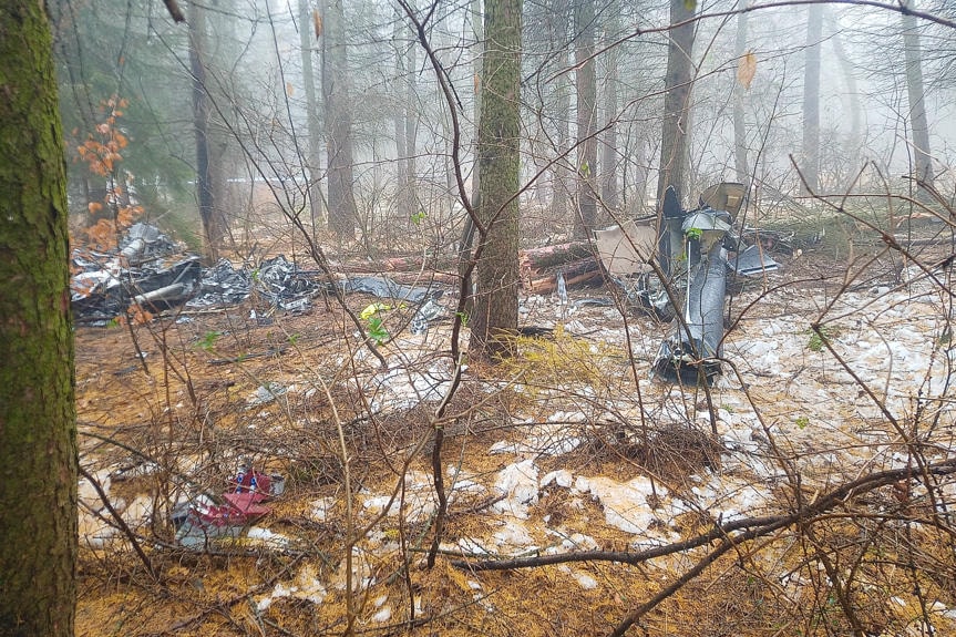 Tragiczny wypadek lotniczy. Maszyna leciała z Krosna