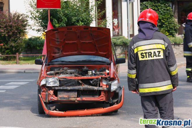 Nie ustąpił pierwszeństwa, kolizja na Krakowskiej