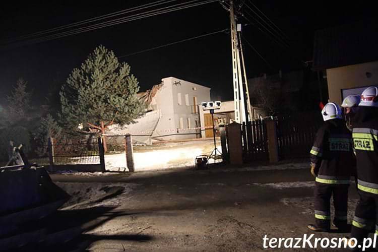 Wybuch gazu zniszczył dom w Posadzie Górnej