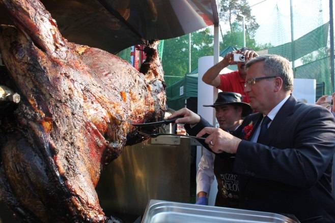 Siementale z Rudawki Rymanowskiej u Prezydenta