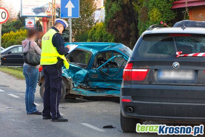 Wypadek w Krośnie, jedna osoba nie żyje
