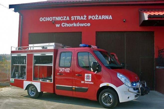 OSP Chorkówka wzbogaciła się o nowy samochód