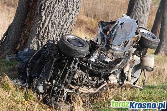 Tragedia pod Rymanowem, nie żyje dwóch 18-latków