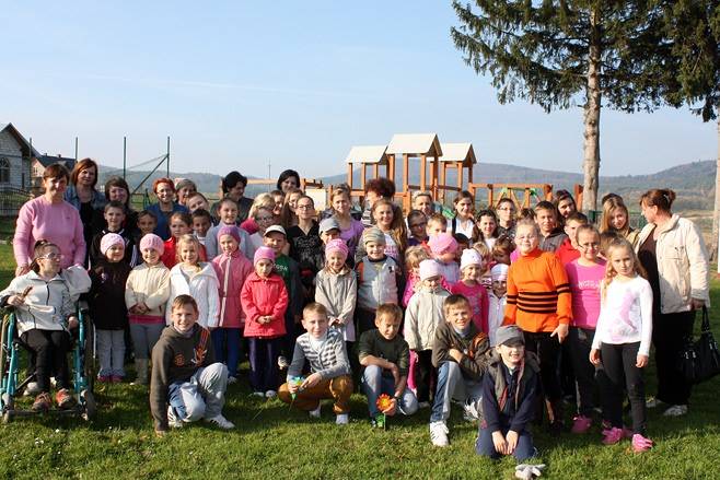 Dzieci z Czotrkowa w Korczynie