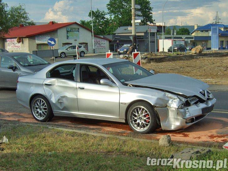 Wypadek w Iskrzyni, kolizja w Krośnie