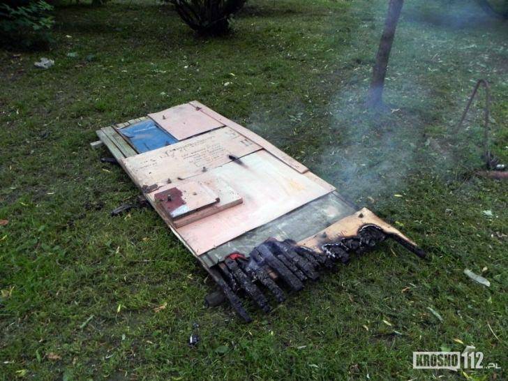 Pożar w bloku na ul. Krakowskiej w Krośnie