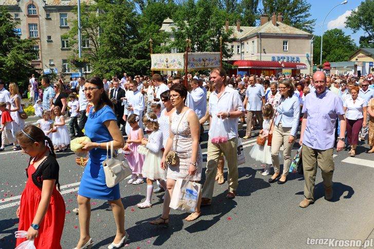 Procesja Bożego Ciała w Krośnie