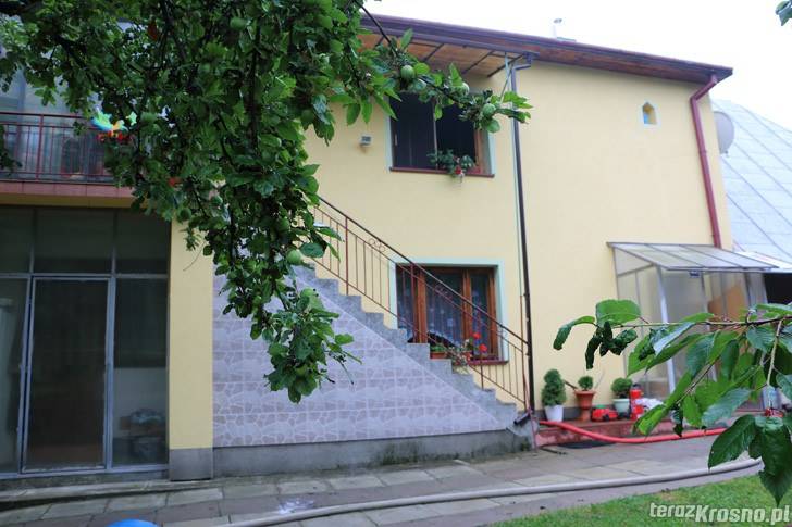 Pożar domu na Białobrzegach