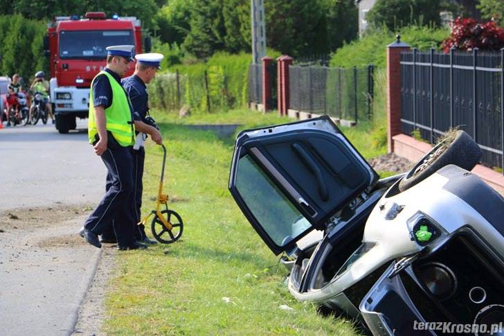 Audi dachowało w Bratkówce