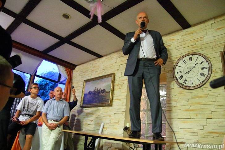 Korwin-Mikke odwiedził Krosno