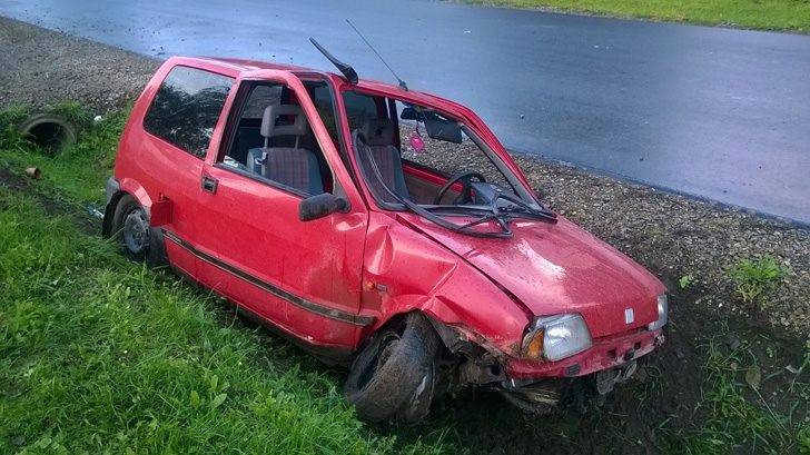 Zręcin: Cinquecento w rowie