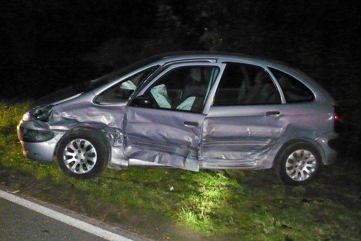 Zderzenie dwóch samochodów w Posadzie Górnej