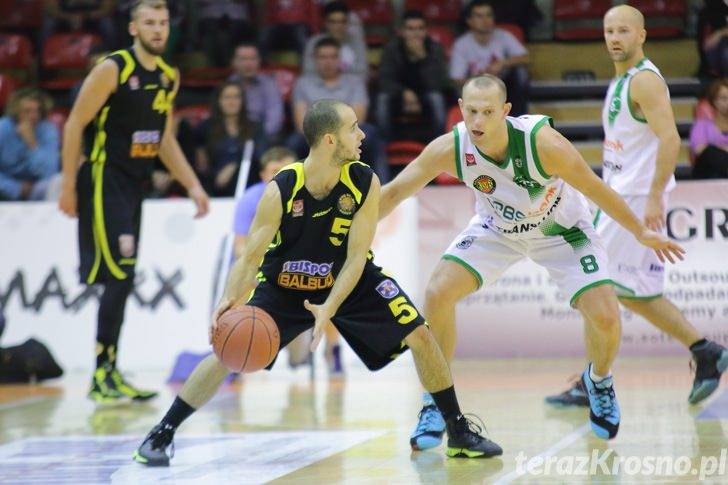Miasto Szkła Krosno - Sokół Łańcut 74:73 [wideo]