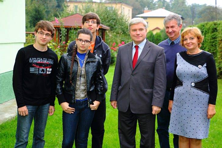 Prezydent odwiedził trojaczki