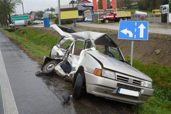 Groźny wypadek w Miejscu Piastowym