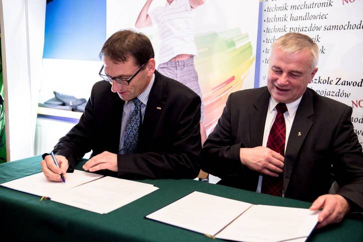 Inauguracji programu Młode Kadry w Zespole Szkół w Jedliczu