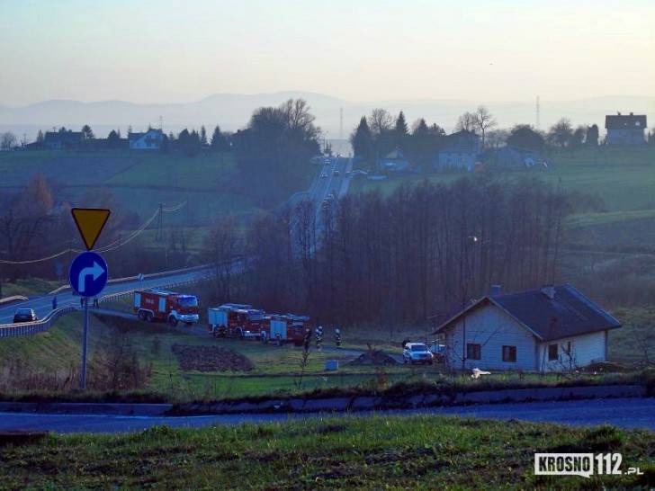 Niewielki pożar na poddaszu domu w Kombornii