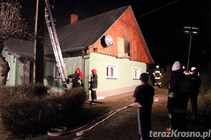 Pożar domu w Kopytowej
